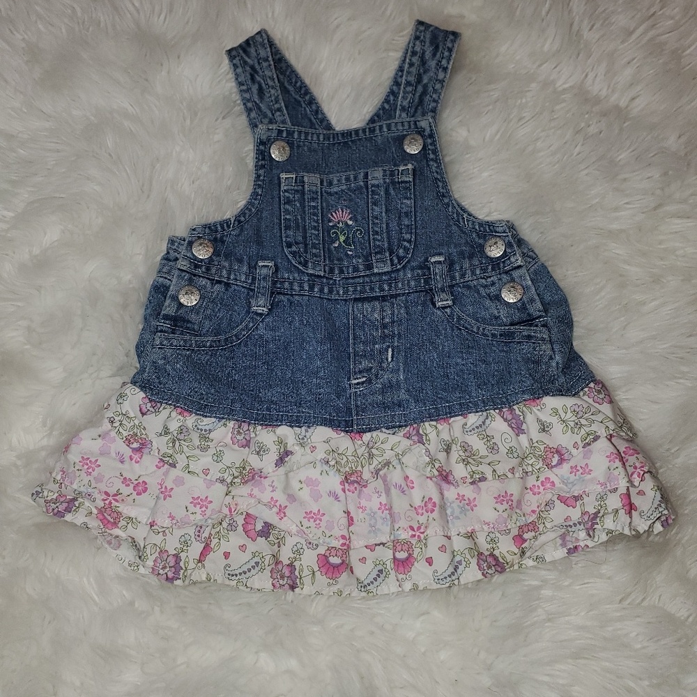 Baby girl Overall drees